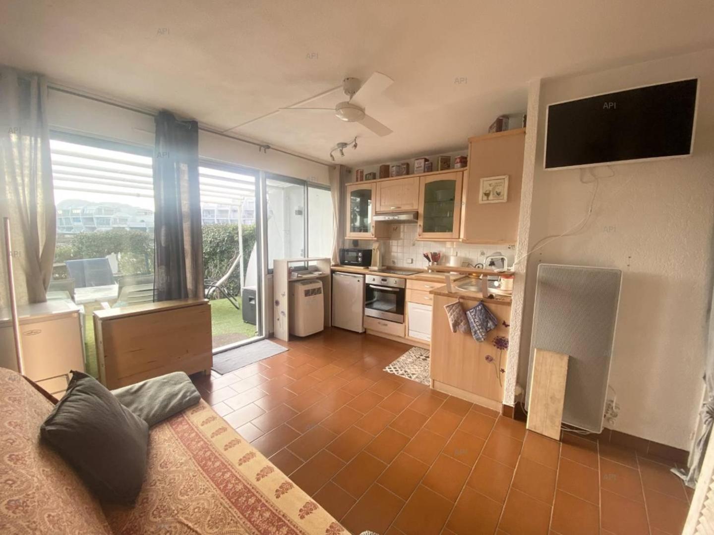 As22947-Studio Cabine Residence Direct Sur Plage 勒格罗-迪鲁瓦 外观 照片